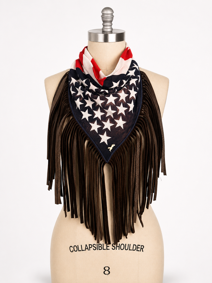 Up-cycled Westerly Fringe Bandana