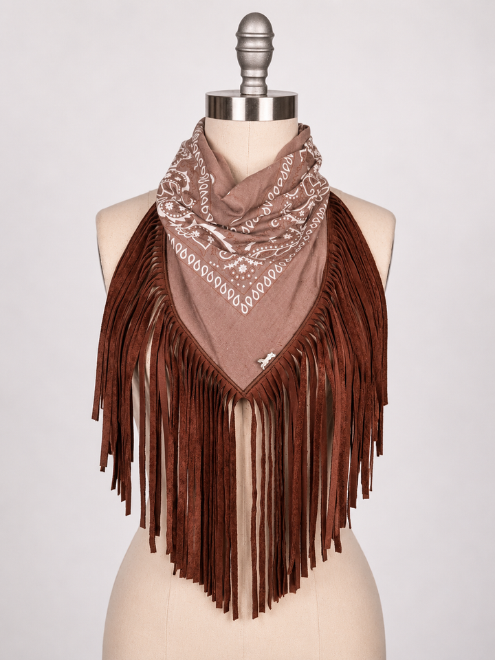 Up-cycled Westerly Fringe Bandana
