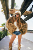 MŌRIAH Sheepskin Bolero