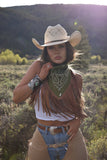 Up-cycled Westerly Fringe Bandana