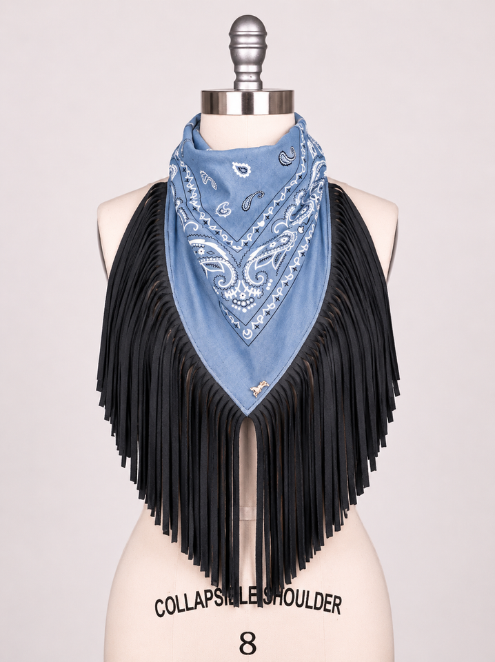 Up-cycled Westerly Fringe Bandana
