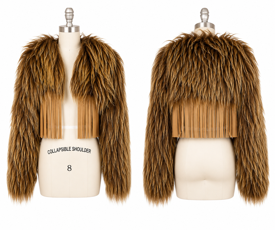 MŌRIAH Sheepskin Bolero