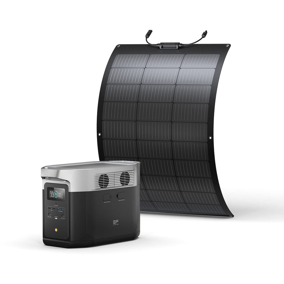 EcoFlow DELTA Max Solargenerator (Flexibler PV100W)
