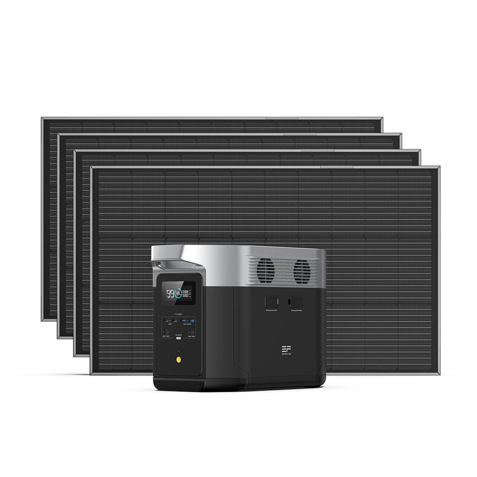EcoFlow DELTA Max Solargenerator (Starrer PV100W)