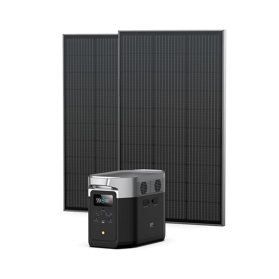 EcoFlow DELTA Max Solargenerator (Starrer PV100W)