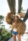 MŌRIAH Sheepskin Bolero